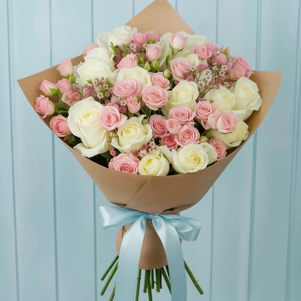 Букет цветов из: Розы в Ивоте