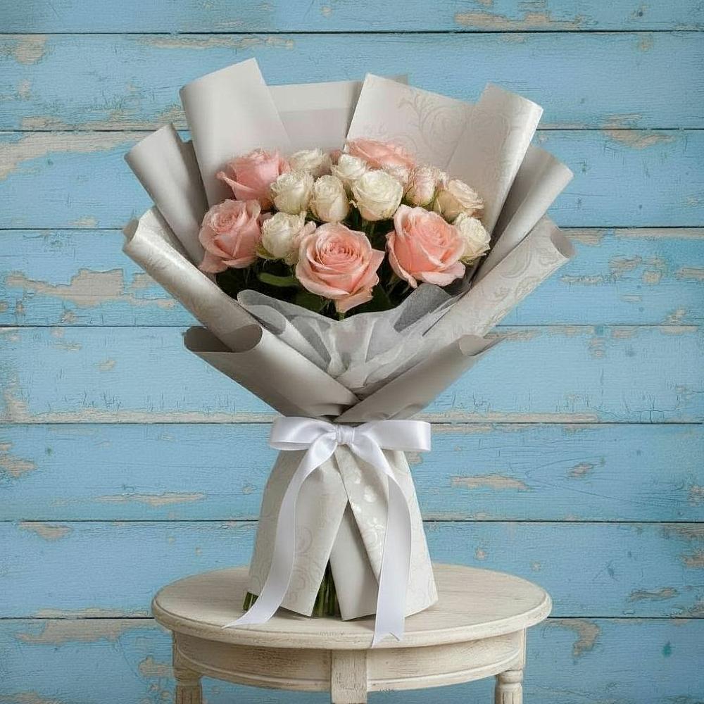 Букет цветов из: Розы в Ивоте