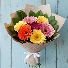 Букет цветов из:  Герберы #REPLACE_PRED# Ивоте