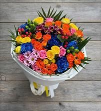 Букет цветов из:  Розы и Хризантемы в Ивоте