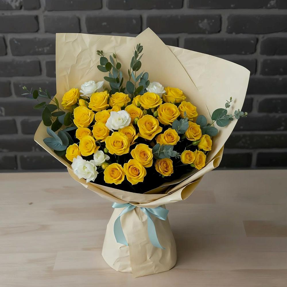 Букет цветов из: Розы в Ивоте