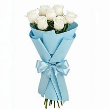 Букет 7 белых роз Проуд #REPLACE_PRED# Ивоте