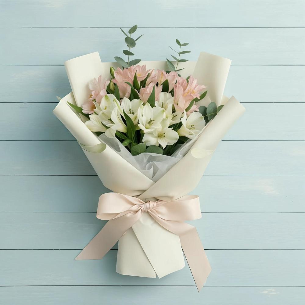 Букет цветов из: Альстромерии в Ивоте