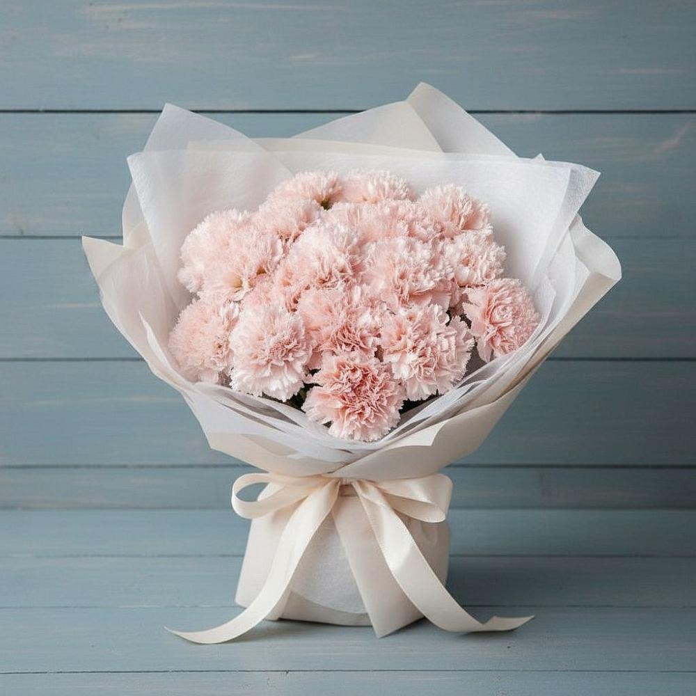 Букет цветов из: Гвоздики в Ивоте