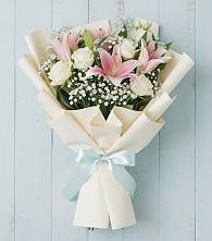 Букет цветов из:  Лилии в Ивоте