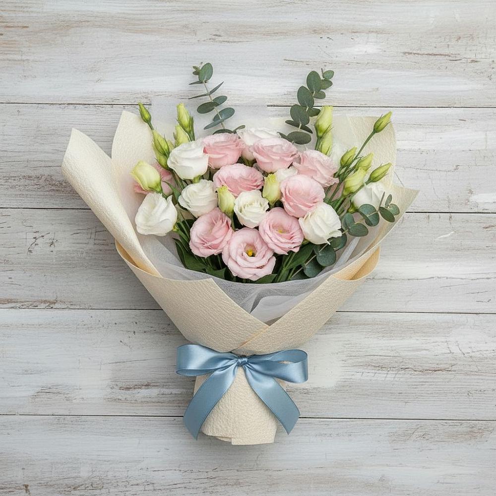 Букет цветов из: Лизиантусы в Ивоте